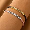 Don't Let The Hard Days Win Bracelet