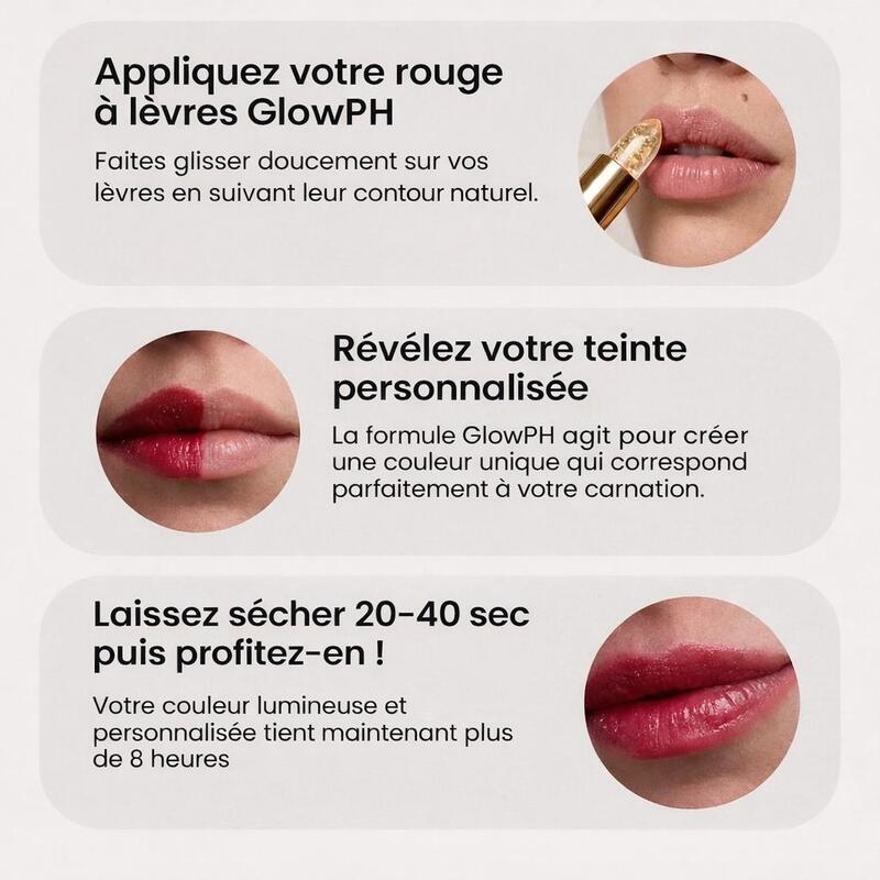 GlowPH - ROUGE À LÈVRES ADAPTATIF AU PH